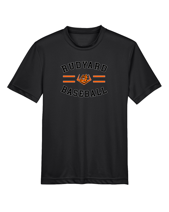 Rudyard HS Baseball Curve - Youth Performance Shirt