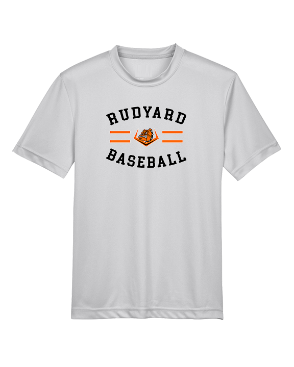 Rudyard HS Baseball Curve - Youth Performance Shirt