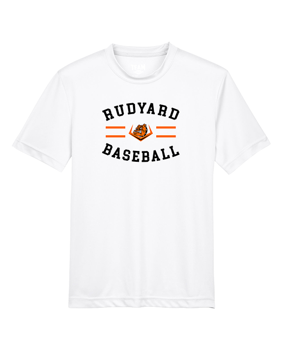 Rudyard HS Baseball Curve - Youth Performance Shirt