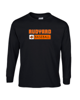 Rudyard HS Baseball Pennant - Cotton Longsleeve