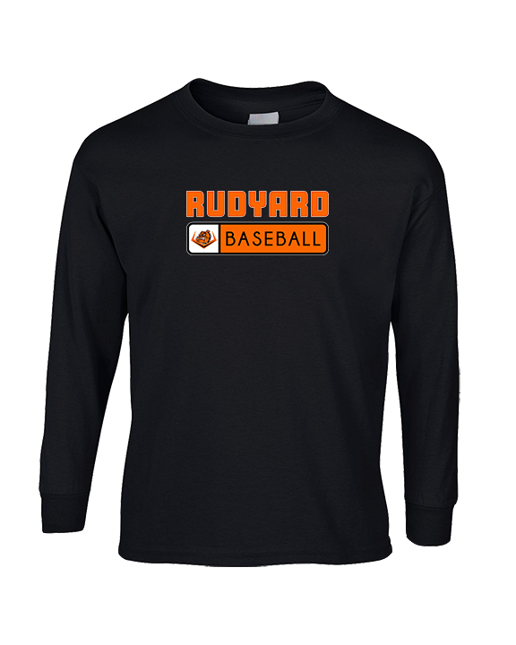 Rudyard HS Baseball Pennant - Cotton Longsleeve