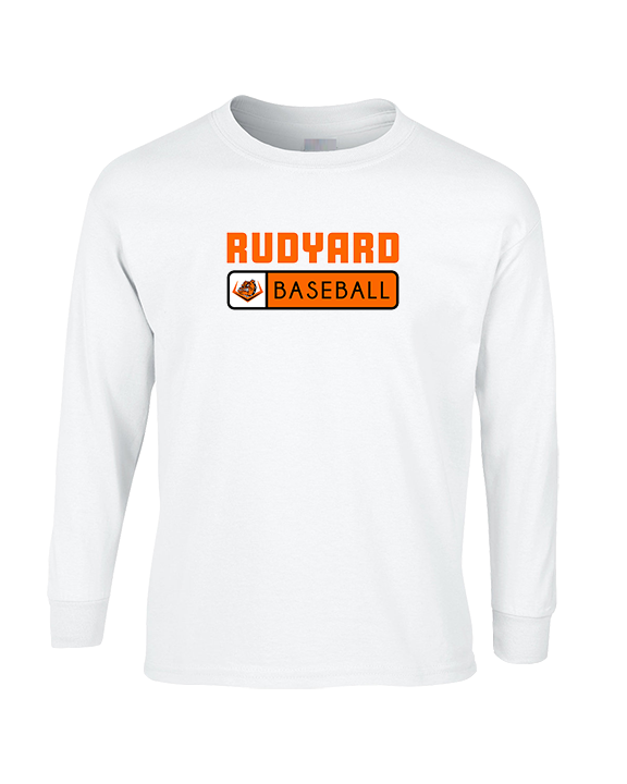 Rudyard HS Baseball Pennant - Cotton Longsleeve