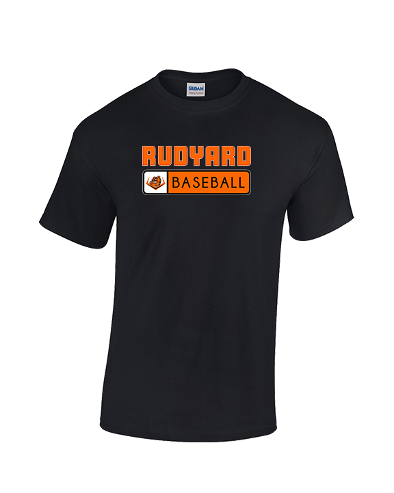 Rudyard HS Baseball Pennant - Cotton T-Shirt