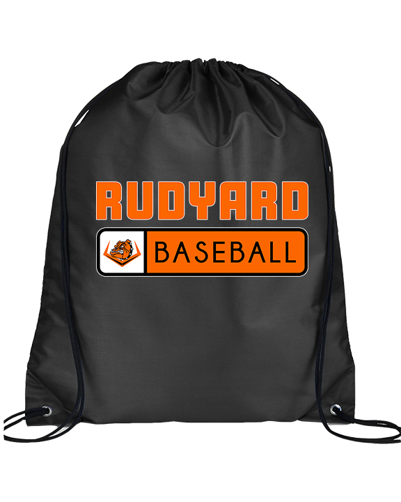Rudyard HS Baseball Pennant - Drawstring Bag