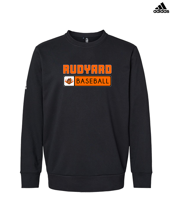 Rudyard HS Baseball Pennant - Mens Adidas Crewneck