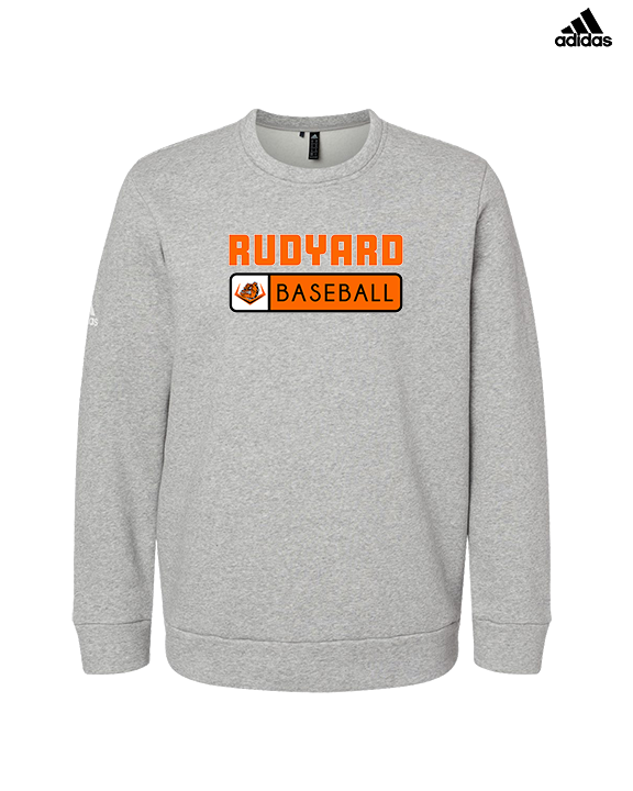 Rudyard HS Baseball Pennant - Mens Adidas Crewneck