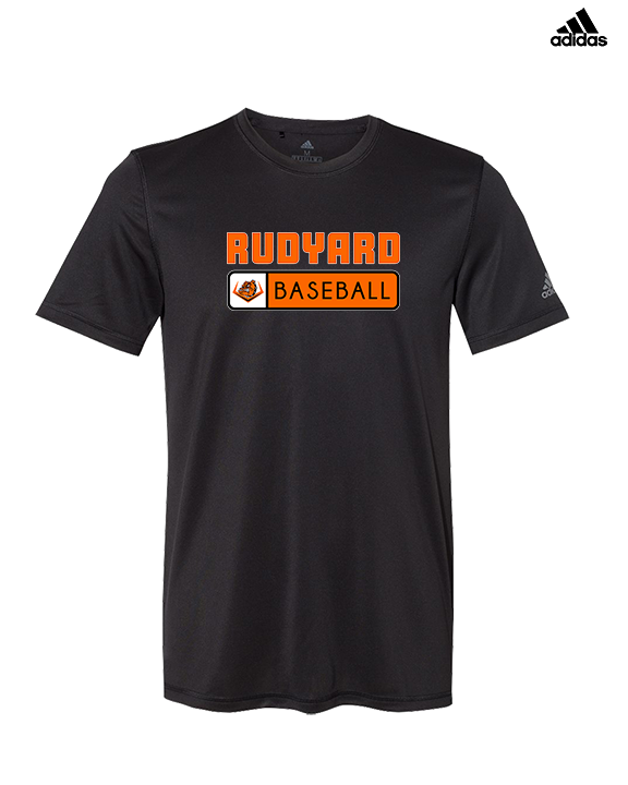 Rudyard HS Baseball Pennant - Mens Adidas Performance Shirt