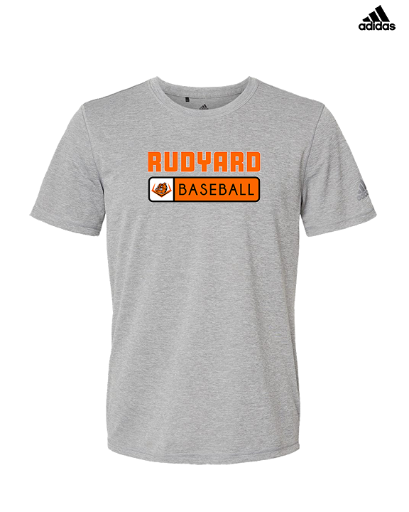 Rudyard HS Baseball Pennant - Mens Adidas Performance Shirt