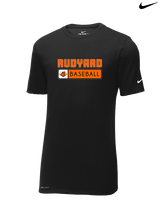 Rudyard HS Baseball Pennant - Mens Nike Cotton Poly Tee