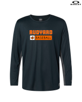Rudyard HS Baseball Pennant - Mens Oakley Longsleeve