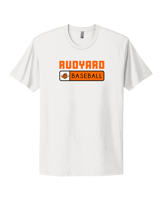 Rudyard HS Baseball Pennant - Mens Select Cotton T-Shirt