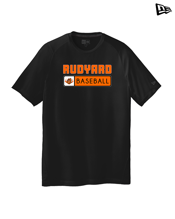 Rudyard HS Baseball Pennant - New Era Performance Shirt