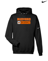 Rudyard HS Baseball Pennant - Nike Club Fleece Hoodie