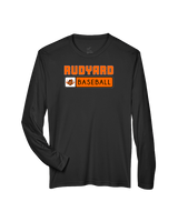 Rudyard HS Baseball Pennant - Performance Longsleeve