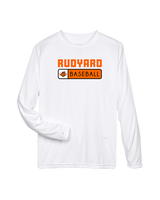 Rudyard HS Baseball Pennant - Performance Longsleeve