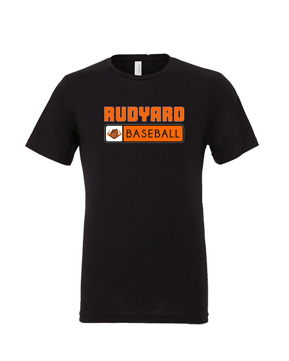 Rudyard HS Baseball Pennant - Tri-Blend Shirt