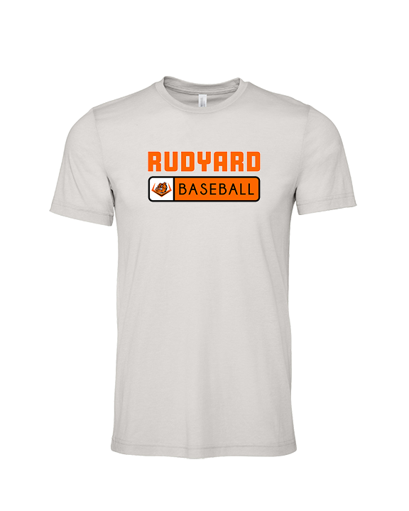 Rudyard HS Baseball Pennant - Tri-Blend Shirt
