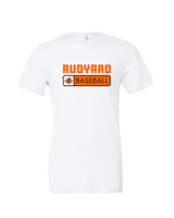 Rudyard HS Baseball Pennant - Tri-Blend Shirt