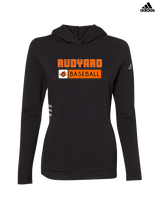 Rudyard HS Baseball Pennant - Womens Adidas Hoodie