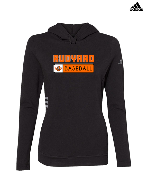 Rudyard HS Baseball Pennant - Womens Adidas Hoodie