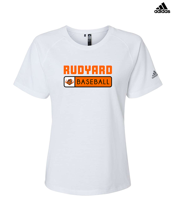 Rudyard HS Baseball Pennant - Womens Adidas Performance Shirt