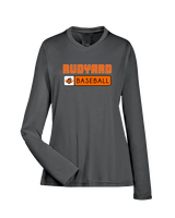 Rudyard HS Baseball Pennant - Womens Performance Longsleeve