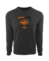 Rudyard HS Baseball Plate - Crewneck Sweatshirt