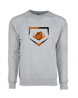 Rudyard HS Baseball Plate - Crewneck Sweatshirt