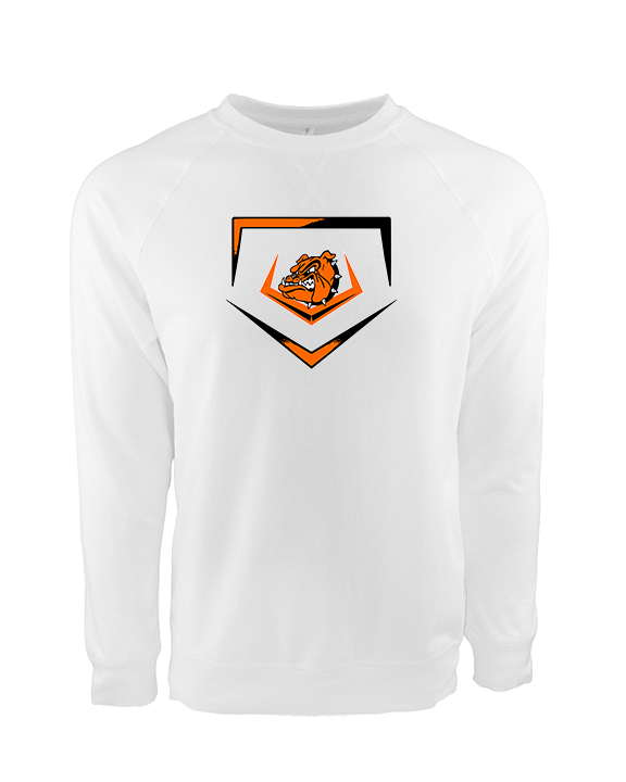 Rudyard HS Baseball Plate - Crewneck Sweatshirt