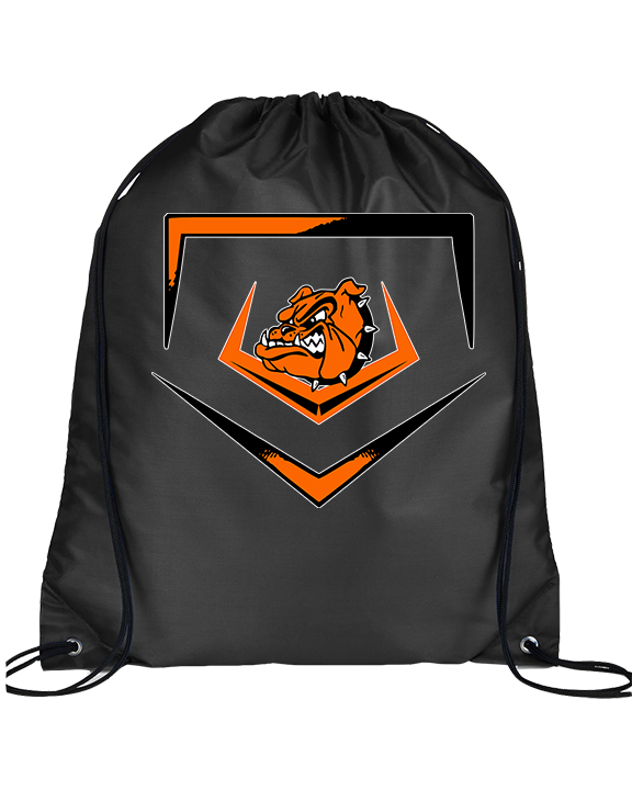 Rudyard HS Baseball Plate - Drawstring Bag