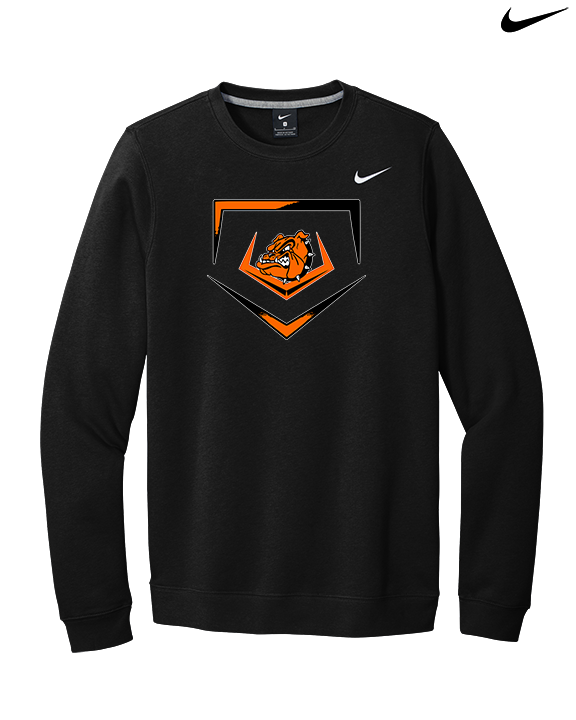 Rudyard HS Baseball Plate - Mens Nike Crewneck