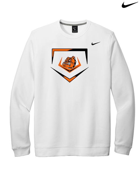 Rudyard HS Baseball Plate - Mens Nike Crewneck