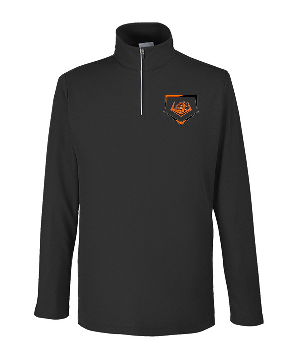 Rudyard HS Baseball Plate - Mens Quarter Zip
