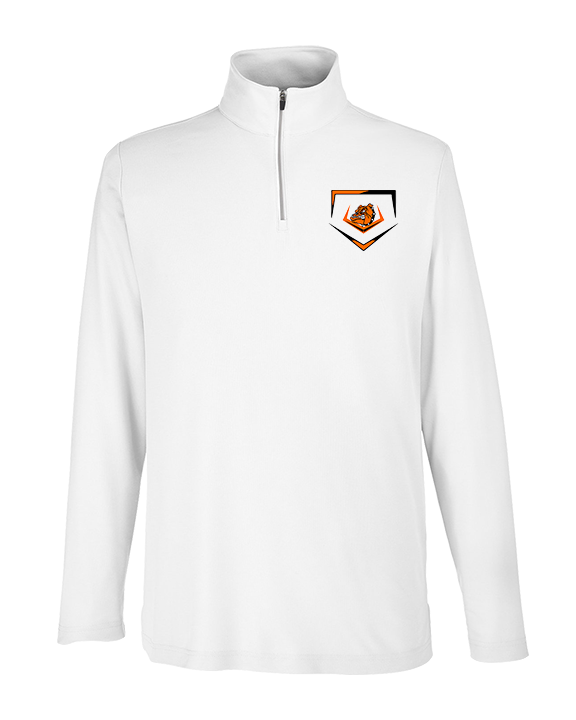 Rudyard HS Baseball Plate - Mens Quarter Zip