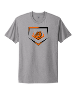 Rudyard HS Baseball Plate - Mens Select Cotton T-Shirt