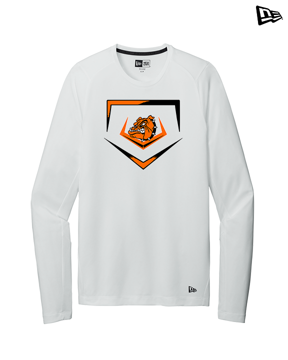 Rudyard HS Baseball Plate - New Era Performance Long Sleeve