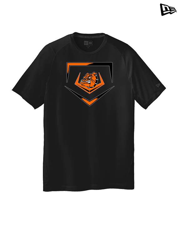 Rudyard HS Baseball Plate - New Era Performance Shirt