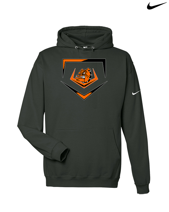 Rudyard HS Baseball Plate - Nike Club Fleece Hoodie