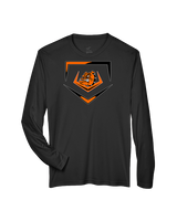 Rudyard HS Baseball Plate - Performance Longsleeve
