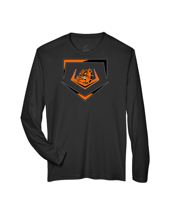 Rudyard HS Baseball Plate - Performance Longsleeve