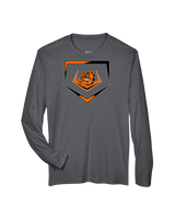 Rudyard HS Baseball Plate - Performance Longsleeve