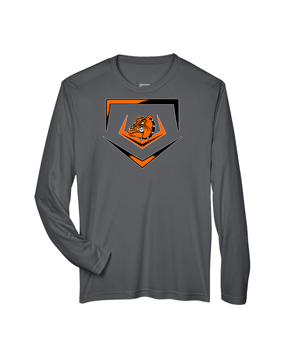 Rudyard HS Baseball Plate - Performance Longsleeve