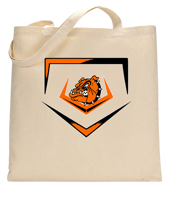 Rudyard HS Baseball Plate - Tote