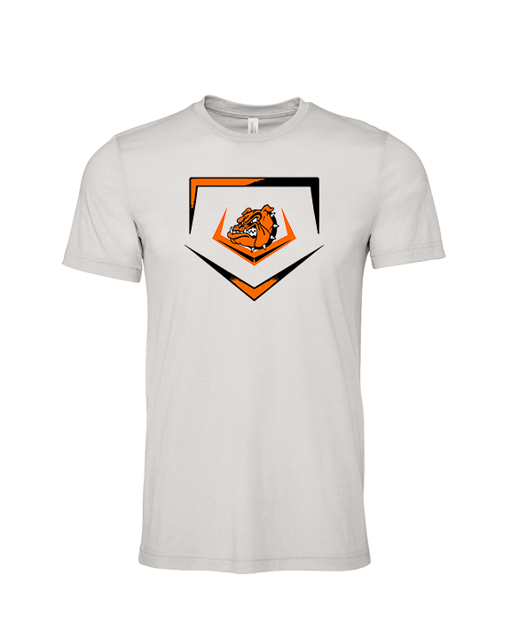Rudyard HS Baseball Plate - Tri-Blend Shirt