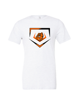 Rudyard HS Baseball Plate - Tri-Blend Shirt