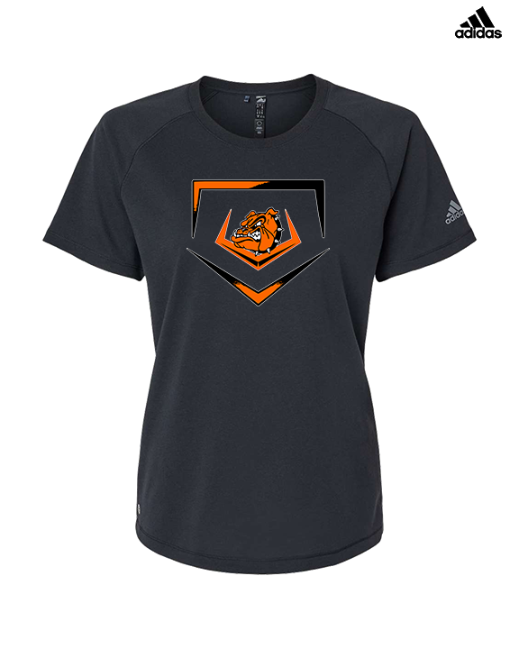 Rudyard HS Baseball Plate - Womens Adidas Performance Shirt