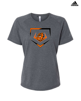 Rudyard HS Baseball Plate - Womens Adidas Performance Shirt