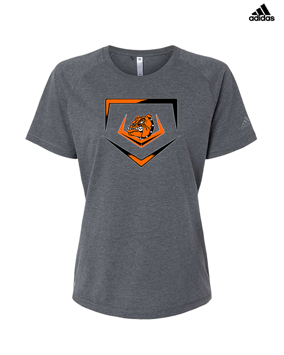 Rudyard HS Baseball Plate - Womens Adidas Performance Shirt