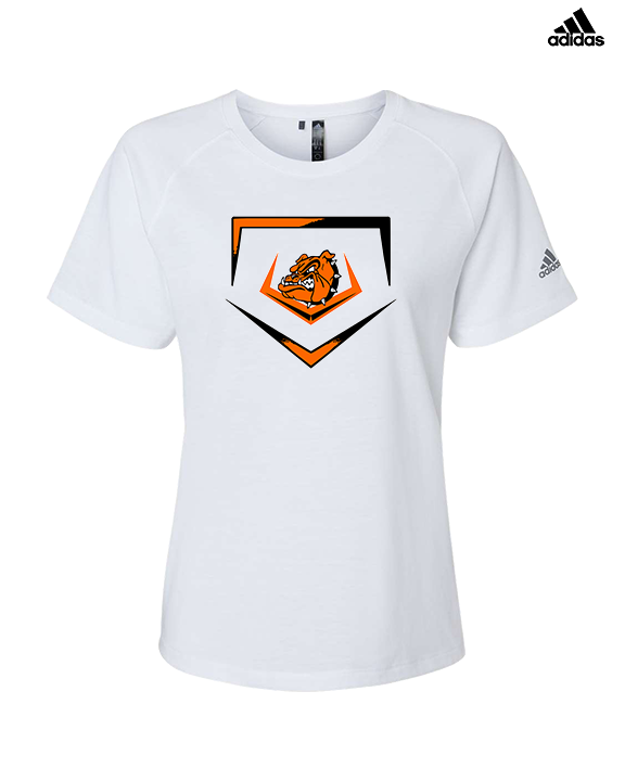 Rudyard HS Baseball Plate - Womens Adidas Performance Shirt