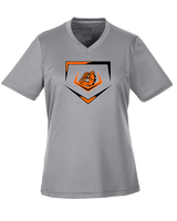 Rudyard HS Baseball Plate - Womens Performance Shirt